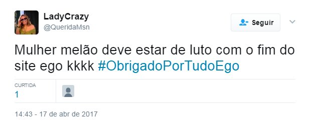 siteEgo's tweet image. Nossa vez de &apos;quebrar a web&apos; e &apos;gerar memes&apos; #ObrigadoPorTudoEGO glo.bo/2oiuiih