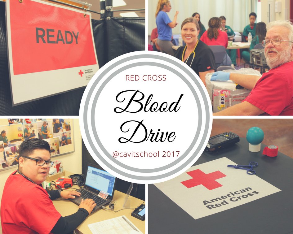 CAVIT_School's tweet photo. Starve a Vampire...#Giveblood thanks to the red cross coming down and those that donated to their cause #cavitpride https://t.co/aKajpC962i