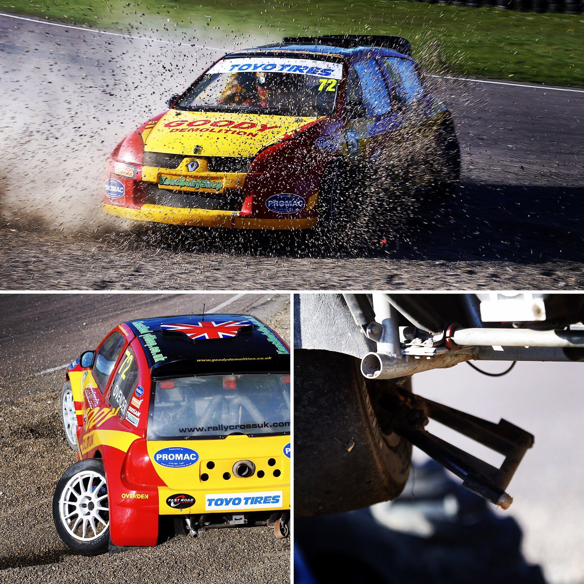The day didn't quite end as planned, fastest in all qualifying then this happened when we were leading the final #BritishRX #LyddenHill