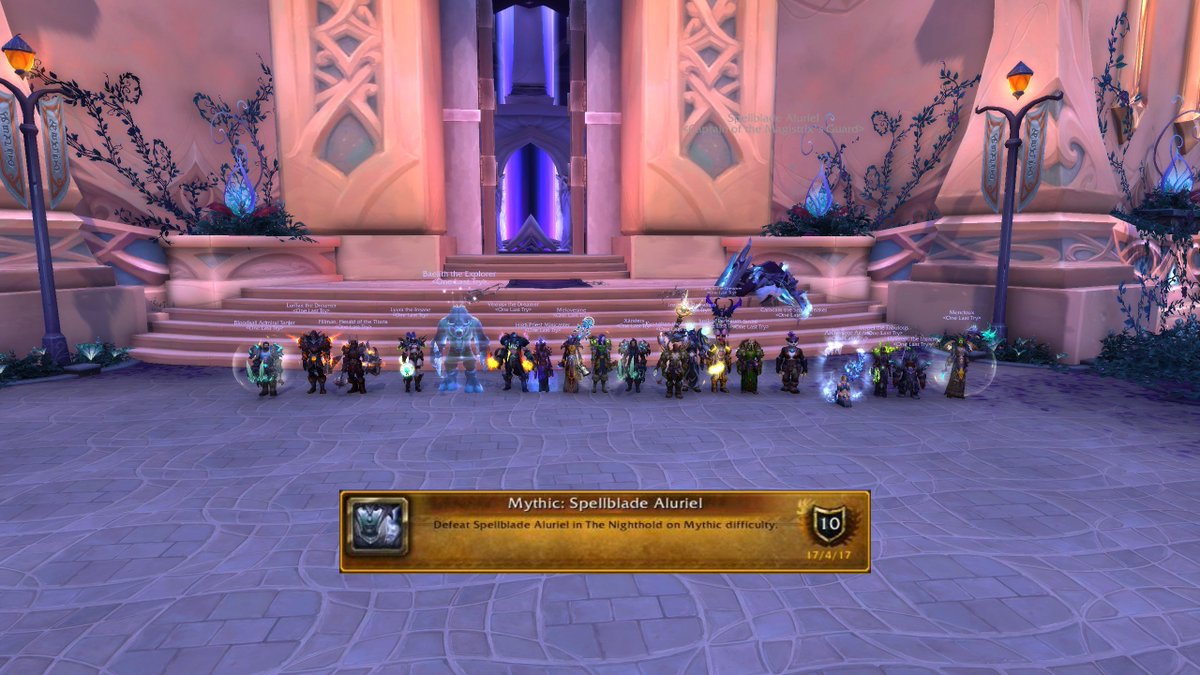 TranscendenceGG's tweet photo. After a fight between the element forces that were unleashed against us, Spellblade Aluriel bowed down to our might! 6/10 as we move on! https://t.co/fA5faOYsoi