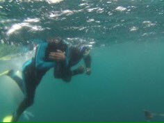 Fikile_Hla's tweet photo. #BlacksDOCaravan do SHARKS! This Easter I did shark diving with my daughter, a thrilling special experience! Many thanks to Crystal Divers🦈 https://t.co/WfZi0BRItd