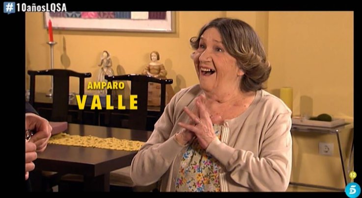 teleaudiencias's tweet photo. #10AñosLQSA: 'La que se avecina' rinde un pequeño homenaje a Amparo Valle, Manuel Andrés, Mariví Bilbao y Emma Penella. ¡Bonito gesto! 👏🏼 https://t.co/R14YD8I3GD