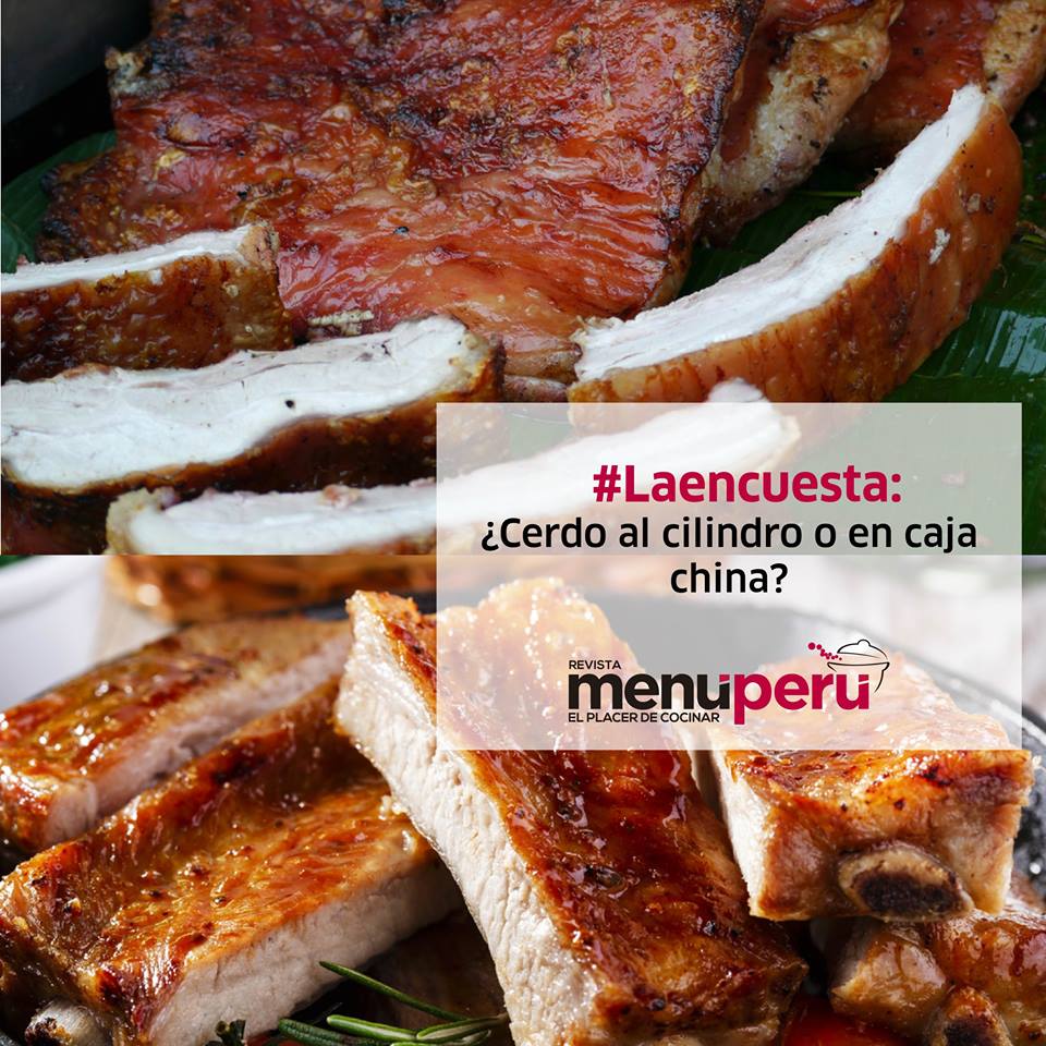 Todos tenemos nuestro preferido. ¿Cuál te gusta más? ¿Cerdo al cilindro o en caja china? #LaEncuestaMenúPerú