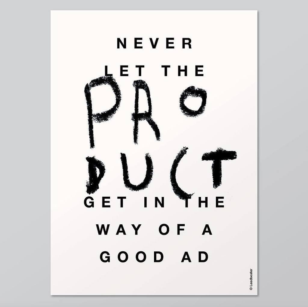 Day 339. 
Never let the product get in the way of a good advertisement. 
#aYEARofLEADBEATER #365DAYSofLEADBEATER #… ift.tt/2oiq7U1