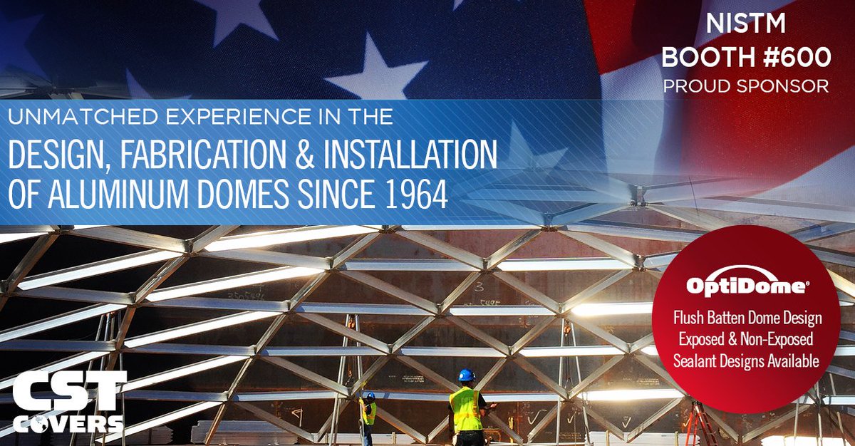 CSTIndustries's tweet photo. Headed to #Orlando for #NISTM? Meet with our experts about covering your #abovegroundstoragetank. #OptiDome #MadeInAmerica @NISTM_ORG https://t.co/Iz6HPwTh3v