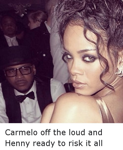 cast_god's tweet photo. Now that "Melo and Lala" are going through a rough patch; maybe he see what's popping with RiRi LOL. #TheGodCast https://t.co/G6GR8hL9t1