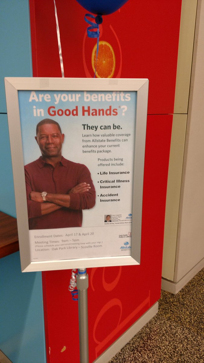 OakParkIns's tweet photo. Helping oak park library employees protect their families today with Allstate Employee Benefits
#oakpark #oakparklibrary #benefits https://t.co/vxmkaUiVAE