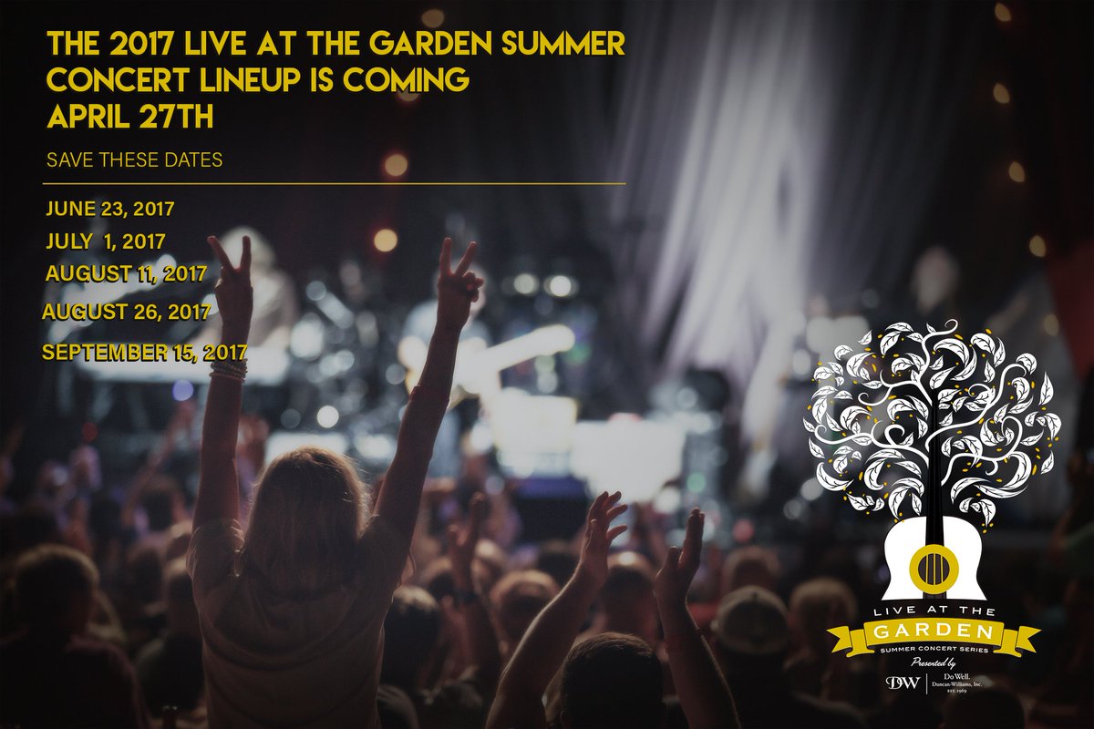 Live at the Garden (@LiveattheGarden) Twitter Live at the Garden (@LiveattheGarden) Twitter