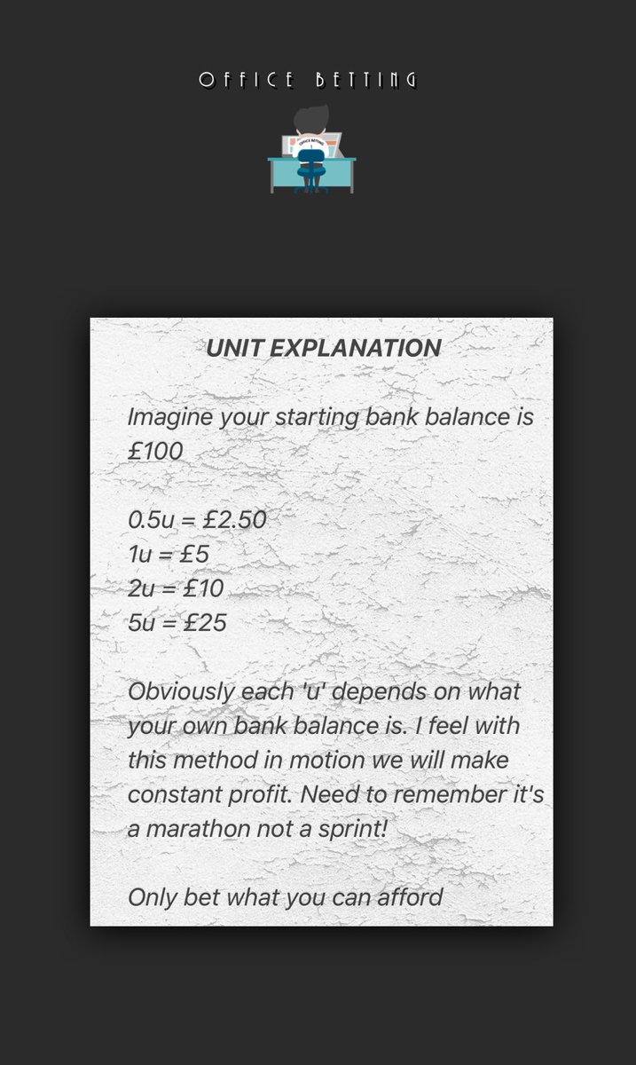 OfficeBetting's tweet photo. 👨🏼‍💻 New Structure to my tips 👨🏼‍💻

If anyone has any questions or ideas just give me a message https://t.co/6Dfm6QG6jj