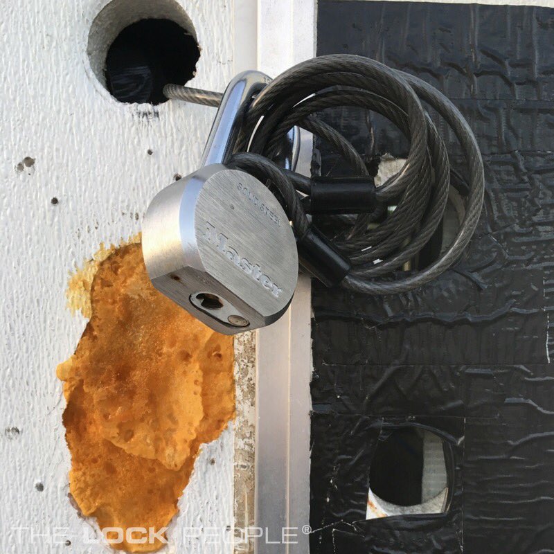 TheLockPeople's tweet image. Master 6230 Solid Steel Padlock! #LocksInTheWild #Masterlocks #photography #padlocks #adventure