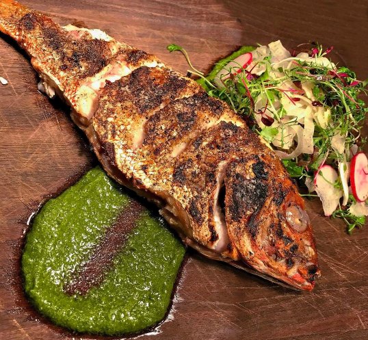 SearsuckerLV's tweet photo. #SeriouslyFunEats with this Whole Grilled Florida Snapper.
Full menu: https://t.co/qog6U62y3u https://t.co/6wTjKfWmpm