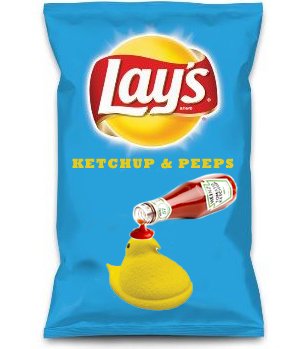 BadnewsNet's tweet photo. What to do with all these leftover #peeps ??? Maybe a @LAYS #DoUsAFlavor entry. https://t.co/oD8xegdUAQ