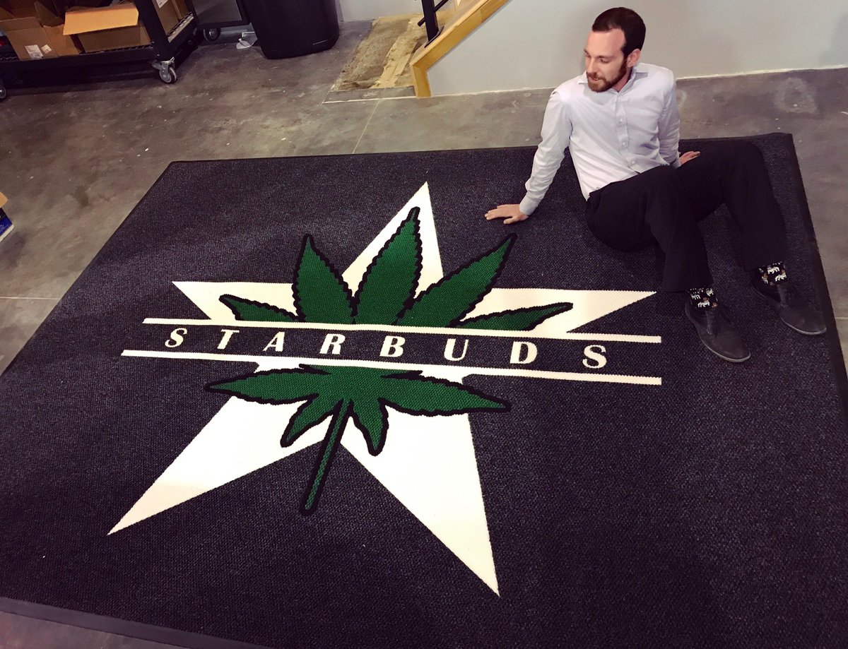 Check out these awesome new rugs for the stores.  They're HUUUGE!