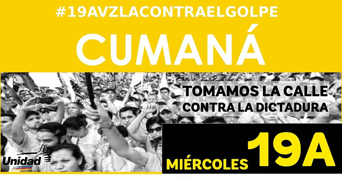 mpj_sucre's tweet photo. La lucha es junto a ti por la libertad y la democracia, no permitiremos que esta dictadura secuestre nuestro futuro. #19AVzlaContraElGolpe https://t.co/61mLnU85b1