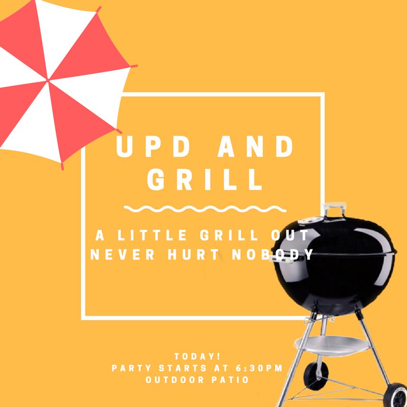 Botswin's tweet photo. Free food! Vegetarian options as well! #COOKOUT https://t.co/0eapxKTFwX