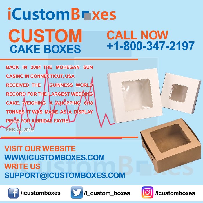 Custom Cake Boxes
iCustomboxes provide packaging and printing Services
#CustomCoffeeBoxes #CoffeeBoxes #CoffeeBoxesPackaging #Coffee