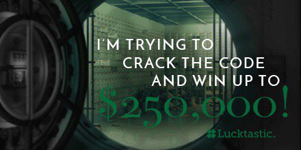 Yung__E's tweet photo. I could score big - up to $250,000 by cracking the code! https://t.co/oibxuuTbtp https://t.co/Iv3u7jjEWr
