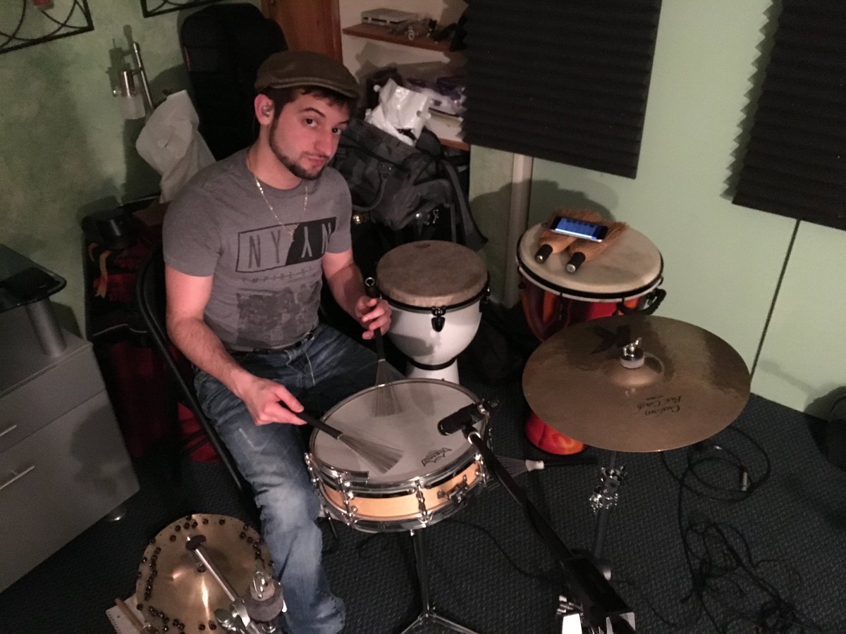 CountToTenMusic's tweet image. Did some great percussion with our buddy Justin, new Youtube cover coming next week! #coverworld #newmusic