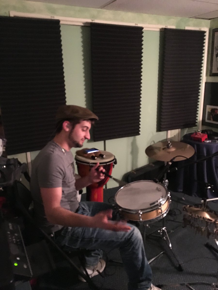 CountToTenMusic's tweet image. Did some great percussion with our buddy Justin, new Youtube cover coming next week! #coverworld #newmusic