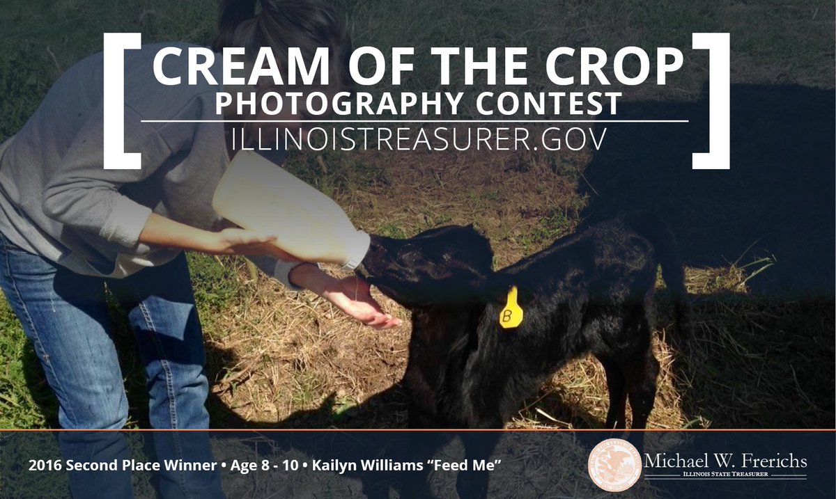 ILTreasurer's tweet photo. #CreamofCropIL winners are featured at the State Fairs, Capitol Bdg & in our marketing materials. Submit your photo: https://t.co/fN8K8kZP6u https://t.co/IMlMk5Z5xx