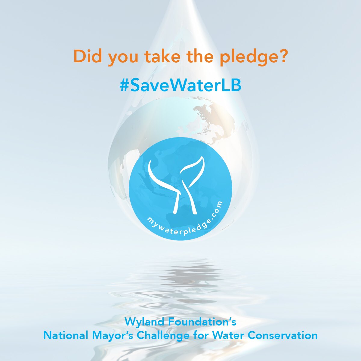 LBUtilities's tweet image. Join Mayor Garcia in making #LongBeach the most water wise U.S. city: mywaterpledge.com