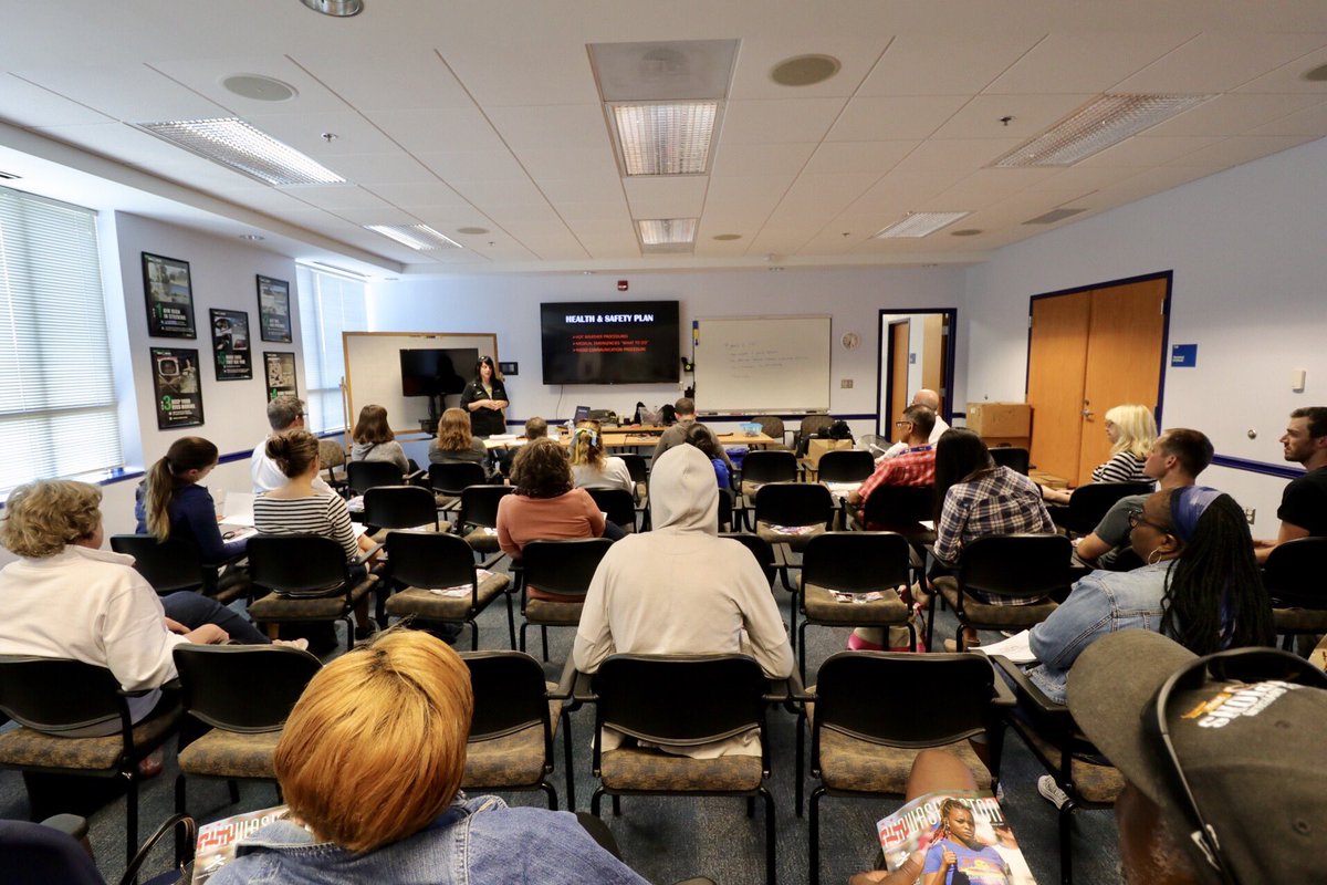 Safety is no accident. Pacers Running race staff and partners meeting in preparation for this weekend's George Washington #ParkwayClassic