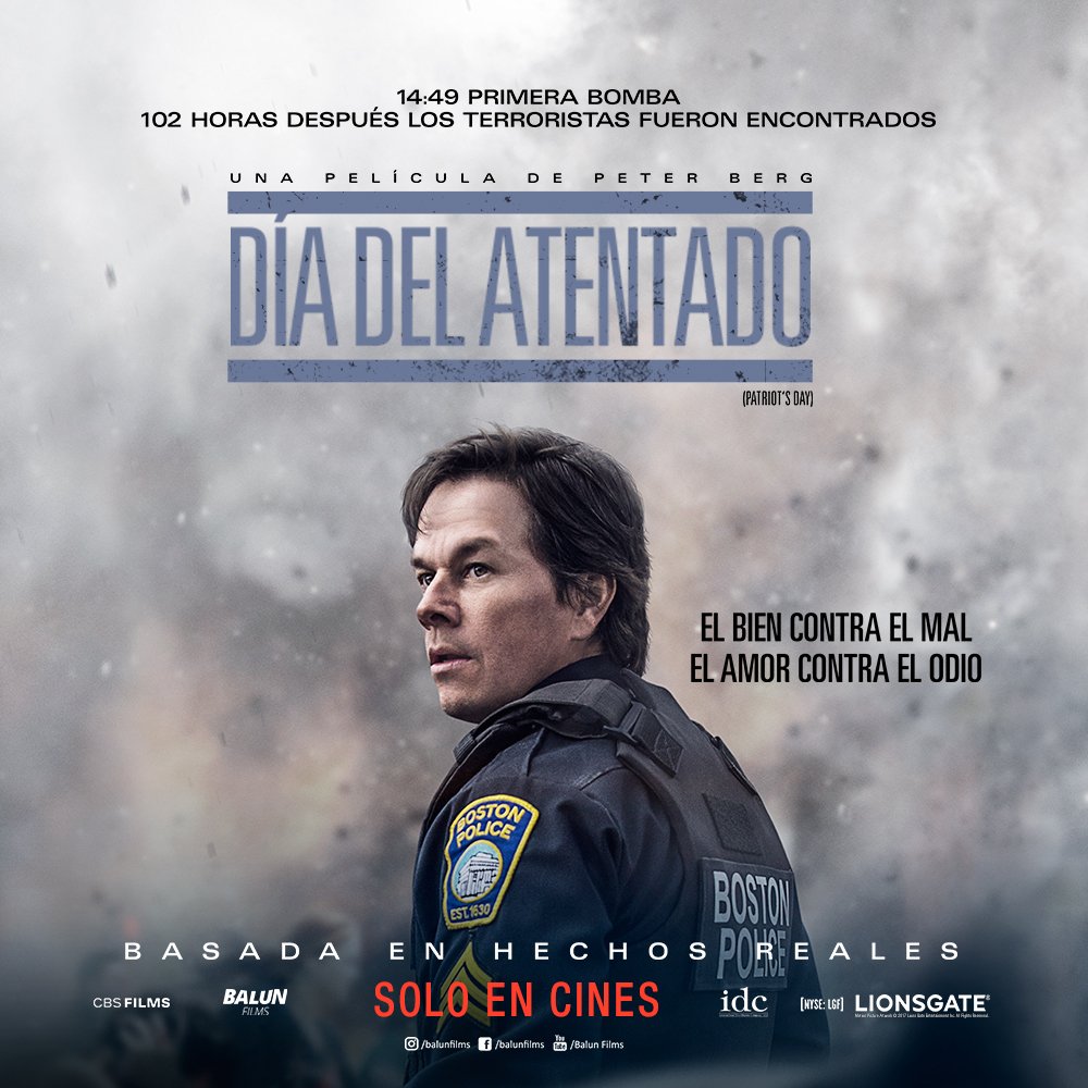 CinesAlhambraNi's tweet photo. #DíaDelAtentado basada en la historia del 15 de abril del 2013 que azotó la ciudad de Boston

Estreno este jueves en Cines Alhambra VIP. https://t.co/4tIbQiGNNr