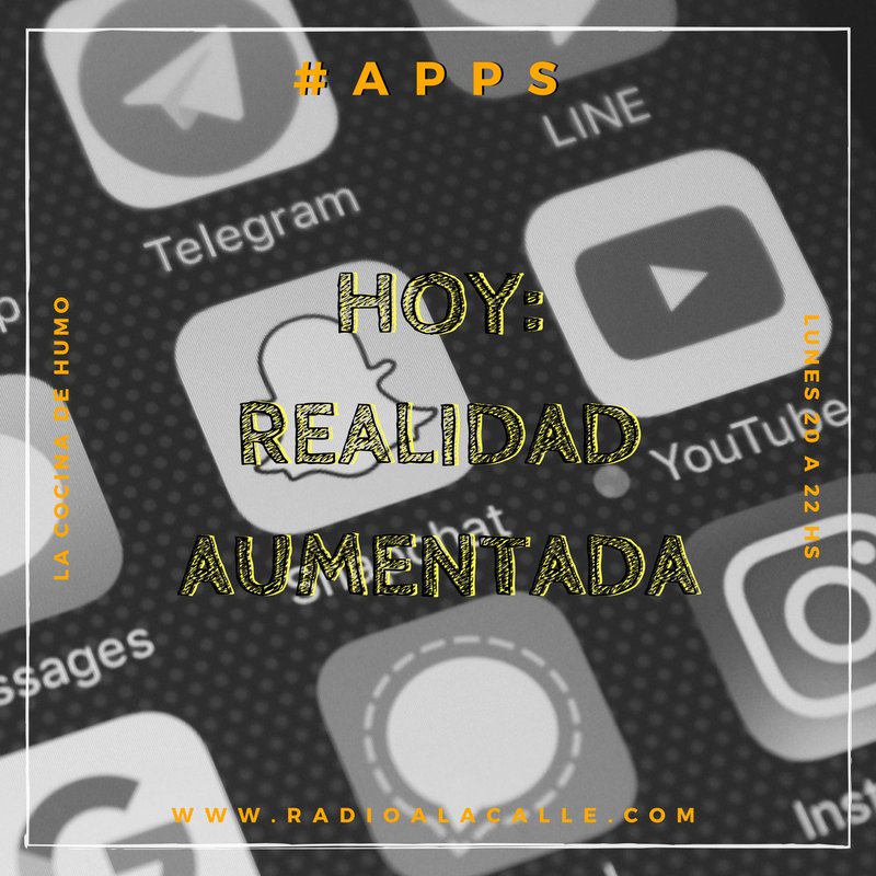 #YA vamos a hablar de las mejores #Apps sobre #RealidadAumentada de la mano de <a href="/grc_millo/">Germán Rodriguez</a>