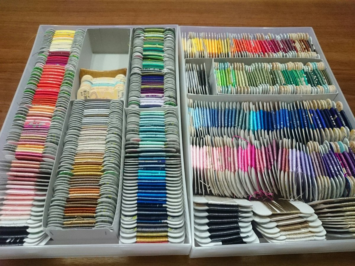 お裁縫箱の中身を見せて