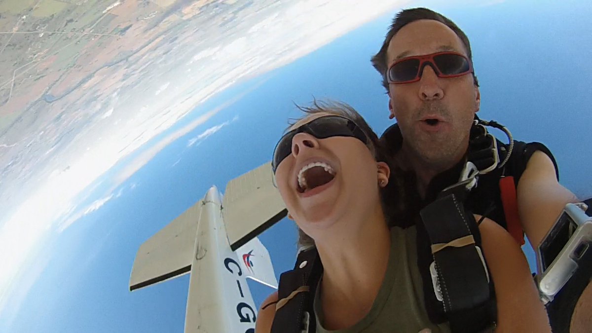 Nothing quite like the rush of leaving a moving aircraft in flight! #skydiving #flight #bucketlist #skydivesaskatoon #yxe #saskatoon #plane