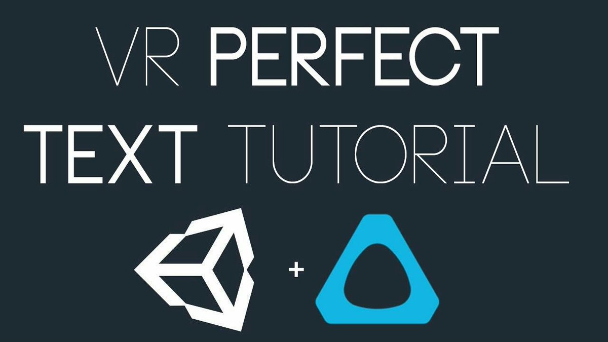VizWorld's tweet photo. Watch "Unity #VR: Perfect Text in Unity Tutorial" on YouTube https://t.co/3IfsvzHRNj by #EnterVR https://t.co/g0k7b9ZRfW