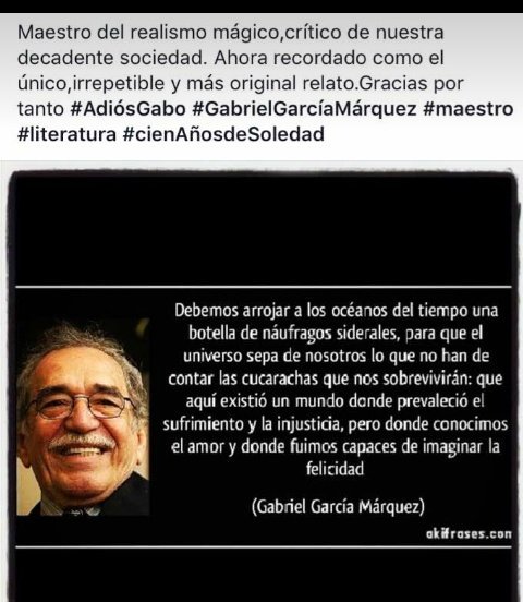 CarlaLara88's tweet photo. #GabrielGarcíaMárquez https://t.co/IPo1ADDobe