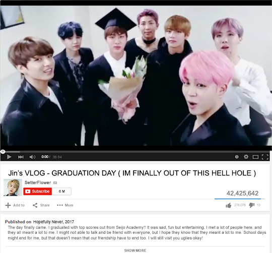 seokjinsac's tweet photo. [ SEOKJIN'S LAST VLOG ]

bitch i forgot that i have this edit hate myself @httpseijo @jjksac @knjsac @kthsac @sacjimin @jhopesac @yoongisac https://t.co/F1TQYFVrzy