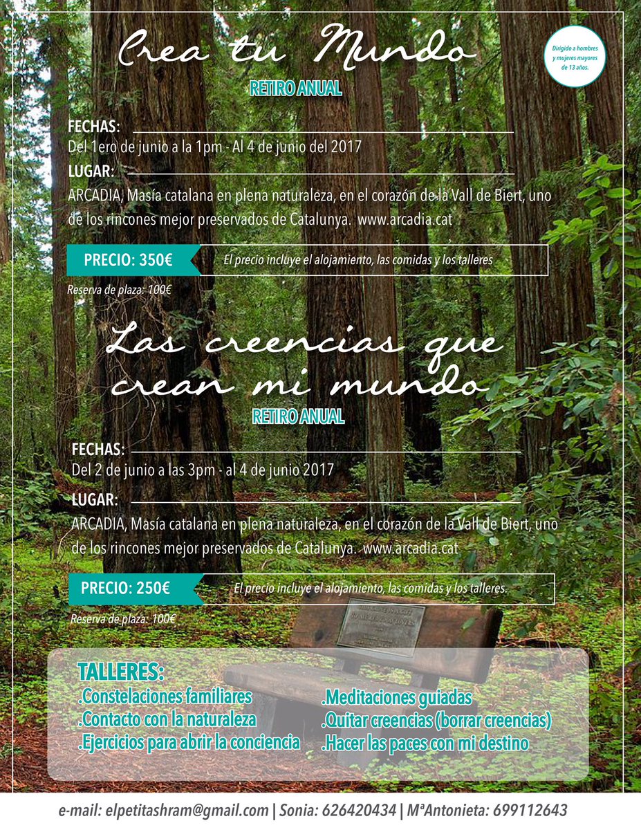 Retiro psicológico espiritual en Barcelona