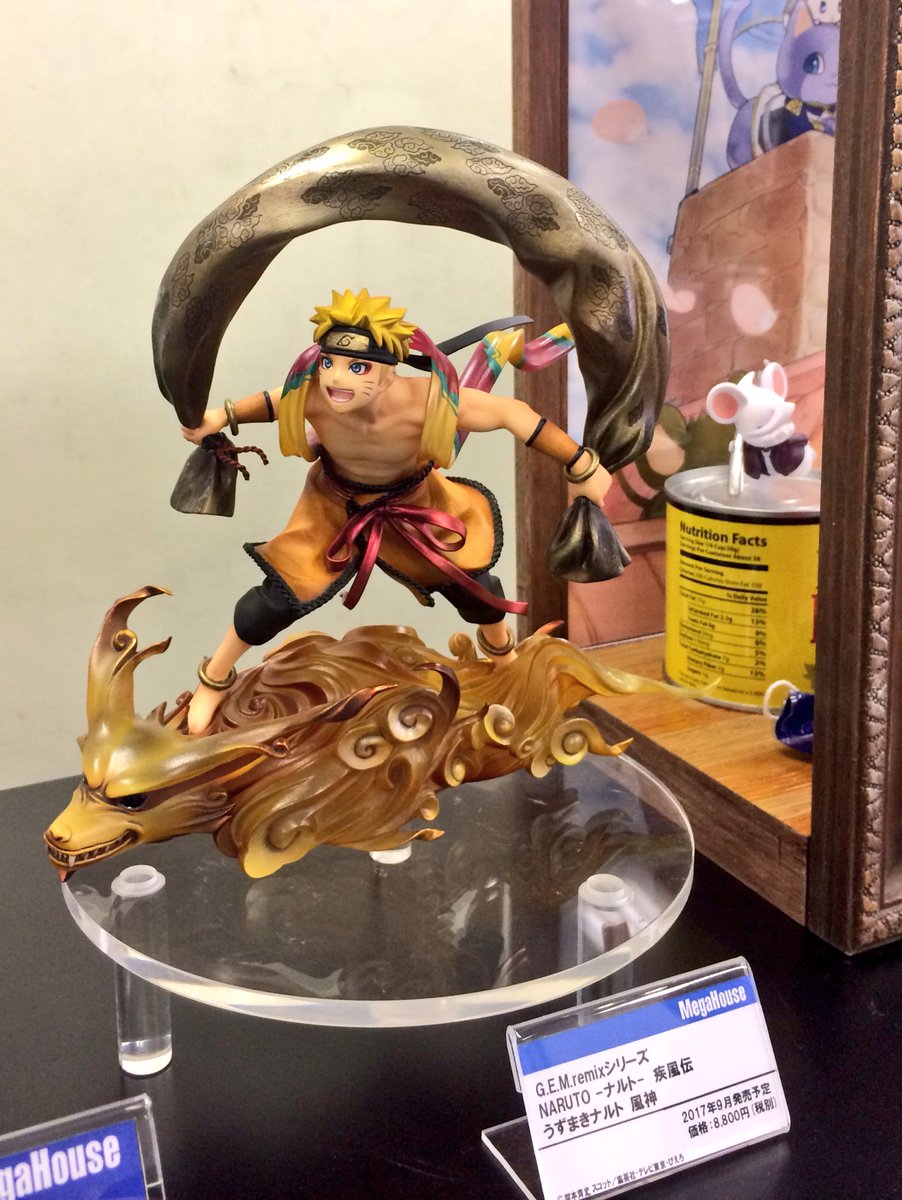 megahouse_tori's tweet photo. 【#ナルト】開発中G.E.M. remix「うずまきナルト風神/うちはサスケ雷神」彩色原型を初公開★彩られますます神々しく逞しい神秘的な雰囲気に！5月の予約開始に向けて準備中、続報は当アカで♪お楽しみにメガ♪#naruto https://t.co/IuQBXbCh0w