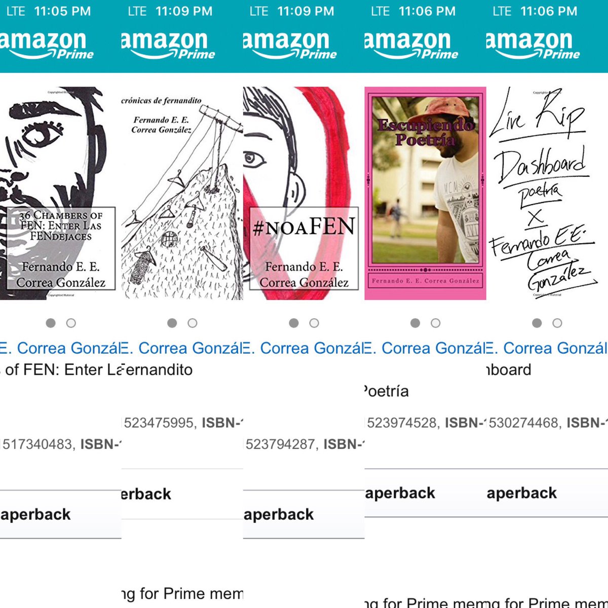 fencorrea's tweet photo. the bibliography all on amazon #poetry #poesia #poetria https://t.co/f47K0gnsR3