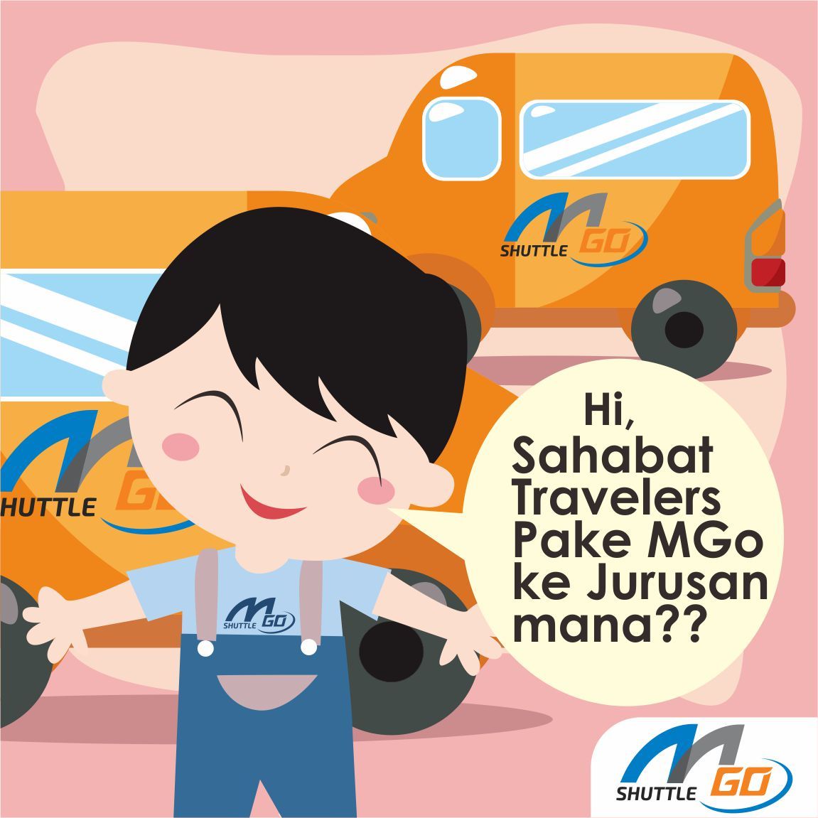 hai Sahabat Travelers,
selamat pagi
berangkat menuju rute mana hari ini?
Selamat sampe Tujuan yaa sahabat travelers
semoga selalu berbahagia