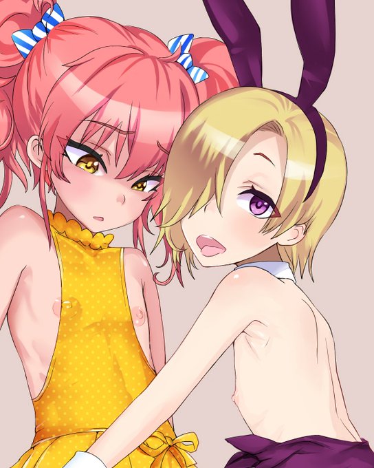 前は持っていなかった属性
ぽっちゃりやむちむちが好きだけど瘦せてるのもいいなと
そしてなんなら生えちゃっててもいいなと
下のほうでは♂と♂がアレしてる絵です #白坂小梅 #城ヶ崎美嘉 #R18 #イラスト #エロイラスト 