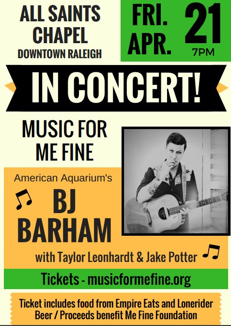 RDU folks - fantastic opportunity to see great music &amp; enjoy hometown food+drink all in support of a local charity w/ an incredible mission!