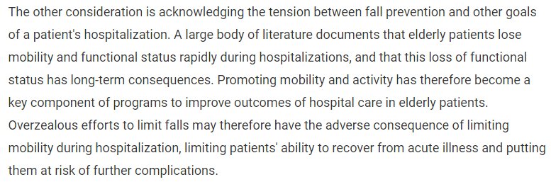 From the USA: <a href="/AHRQNews/">AHRQ</a> has published a new primer on reducing falls in nursing homes &amp; hospitals psnet.ahrq.gov/primers/primer… Via <a href="/Bob_Wachter/">Bob Wachter</a>