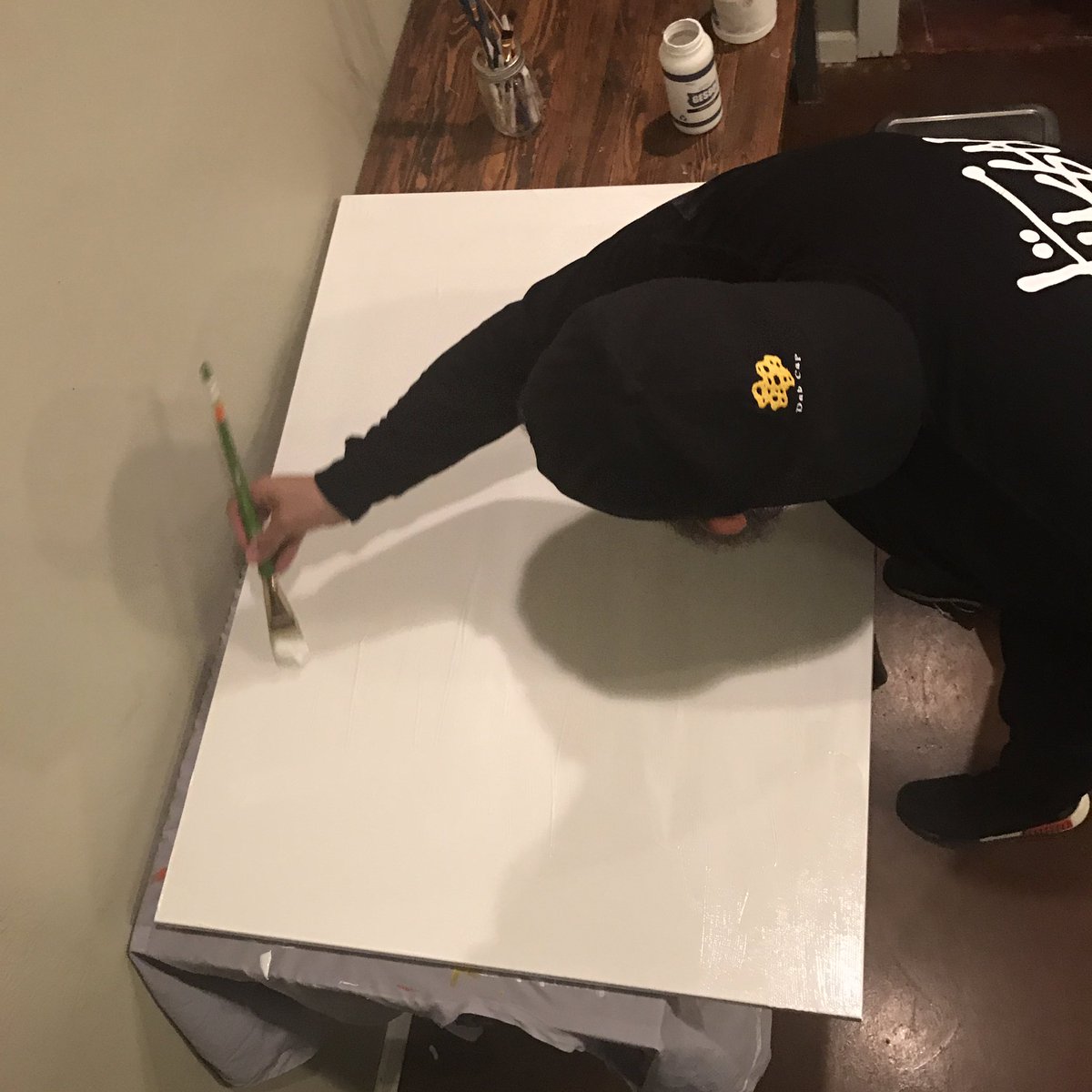 michaelambard's tweet photo. Cut hair by day, paint at night 💈🎨 https://t.co/RthkpSVgMS