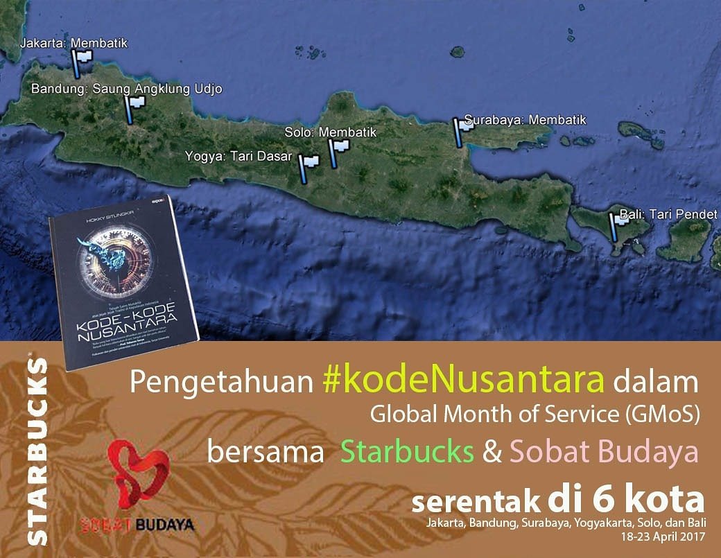 Perayaan #SbuxGMOS <a href="/SbuxIndonesia/">Starbucks Indonesia</a> bersama <a href="/sobatbudaya/">Sobat Budaya</a> serentak di 6 kota loh!