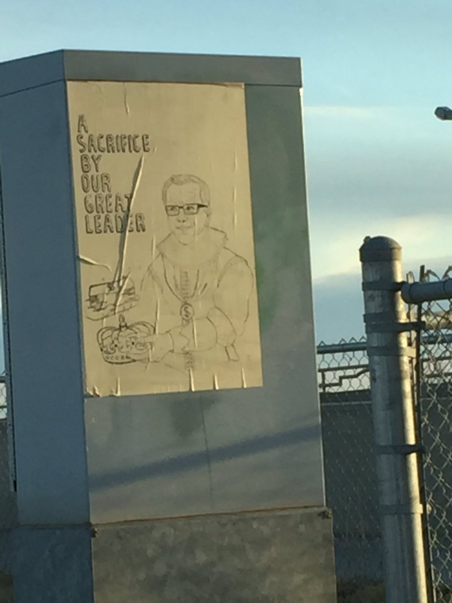BradNienaber's tweet photo. @PremierBradWall Spotted in #yxe. Decent artwork, but the messaging is all wrong https://t.co/xh4NIEnF65