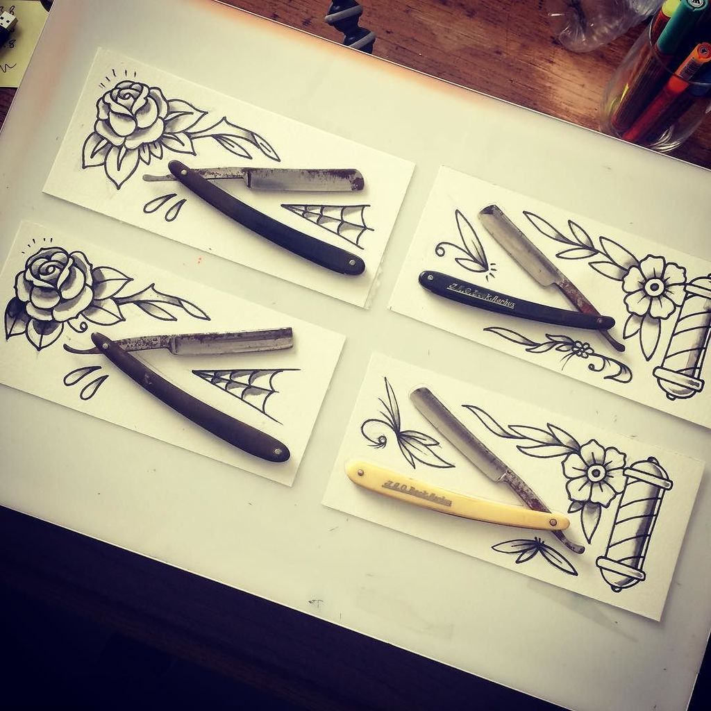 jesperbram's tweet photo. Work in progress... #jesperbram #vintagerazor #straightedgerazor #barber #tattooart #ragekniv #aarhus #denmark https://t.co/QEGgcJmhSt https://t.co/eQeC4E96dT