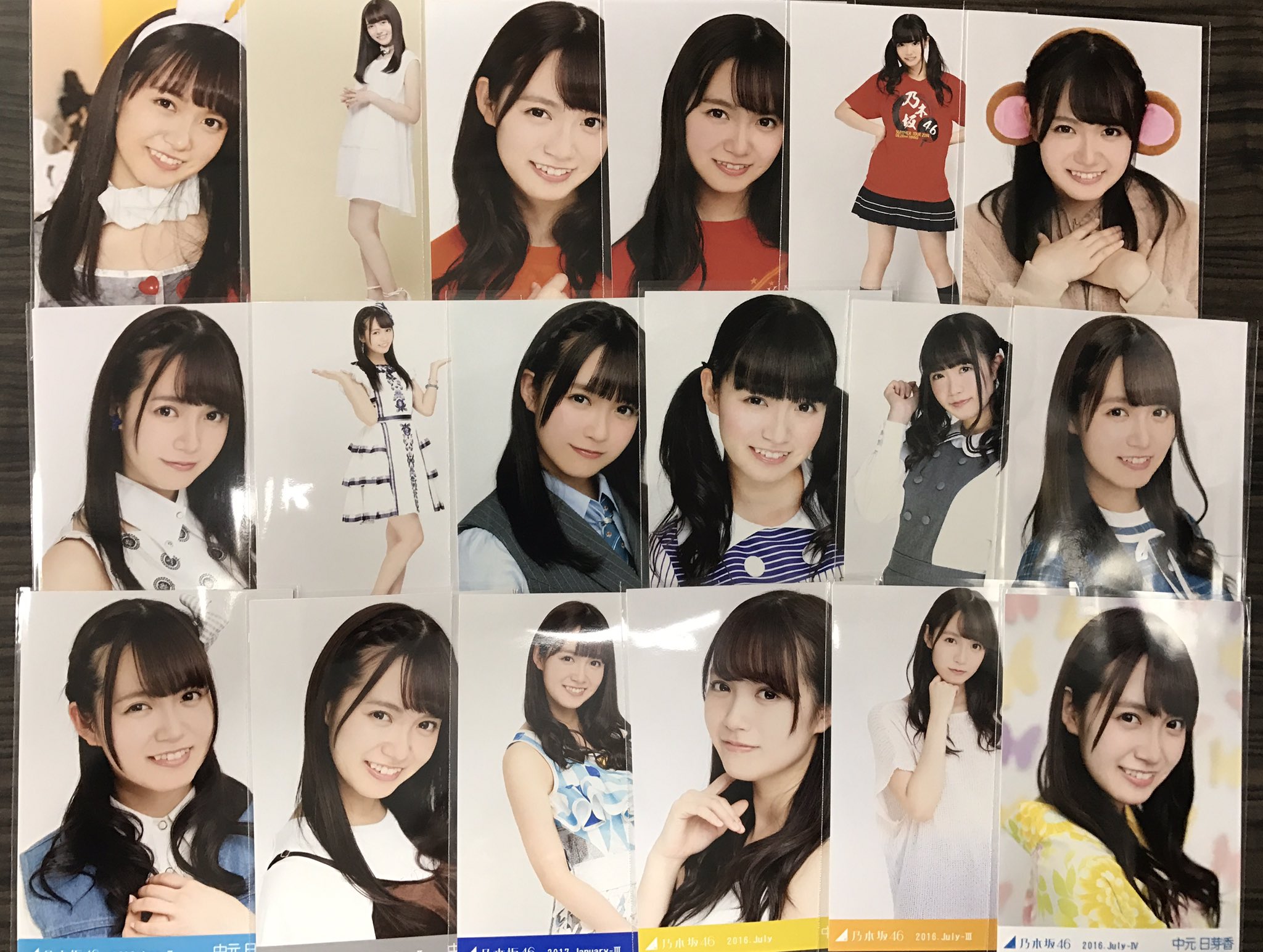 2024年のクリスマスの特別な衣装 乃木坂46 中元日芽香 コンプ 生写真 きみぼく アイドル