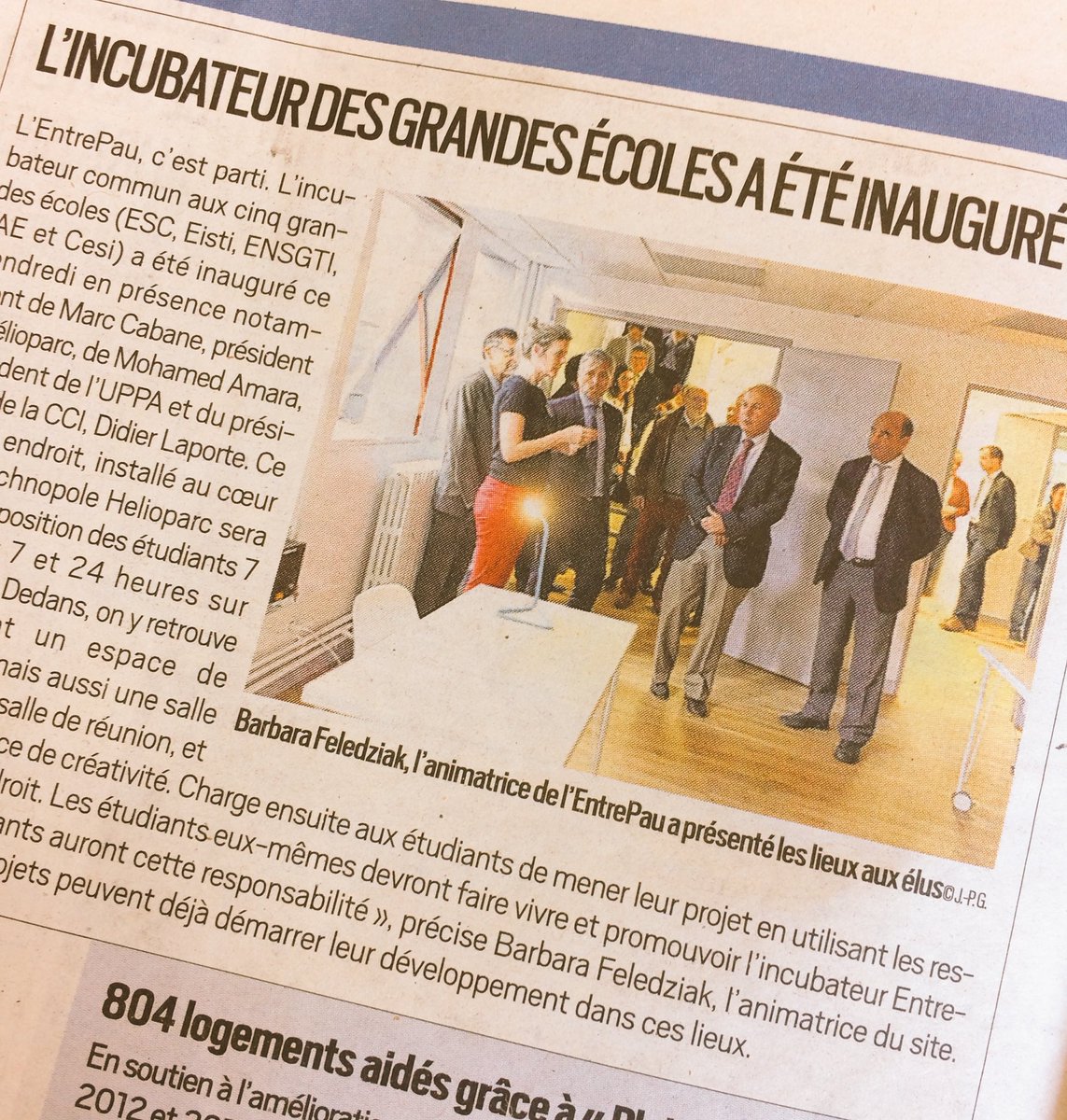 L'EntrePau (@lentrepau) on Twitter photo On parle de l'EntrePau, l'incubateur étudiant des Grandes Ecoles de #Pau, dans <a href="/LaRepDpyrenees/">La Rép des Pyrénées</a> #startup #innovation #étudiant On parle de l'EntrePau, l'incubateur étudiant des Grandes Ecoles de #Pau, dans <a href="/LaRepDpyrenees/">La Rép des Pyrénées</a> #startup #innovation #étudiant