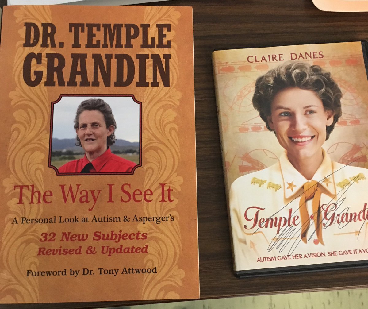 dakota_browne's tweet photo. . @DrTempleGrandin - an impressive woman with great books and a movie! #DifferentNotLess #AutismAwareness #inclusion https://t.co/YsRUn7C2dn