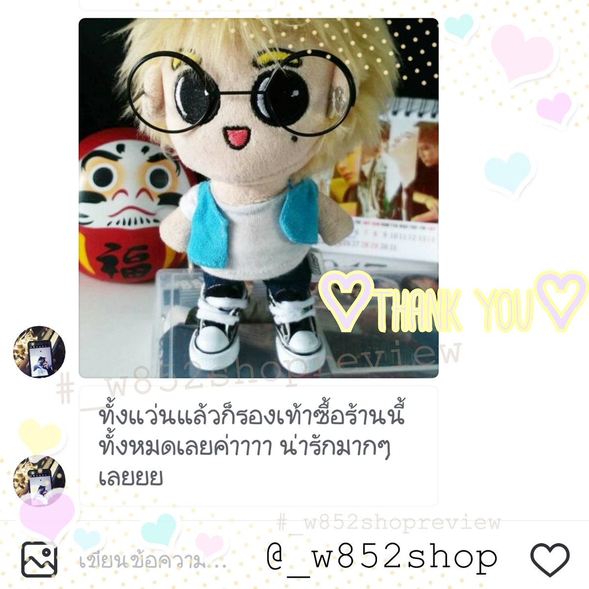 _w852shop's tweet photo. (ฝากรีค่ะ)💥 #แว่นตาชัคกี้ #พร้อมส่ง อันละ 99บาทเท่านั้น มี2สี ดำ ทอง ดูเพิ่มIG👉 _w852shop🙏 #GOT7DOLL  #ตลาดกัซ #GOT7FIGURE https://t.co/m5xeep1hlw
