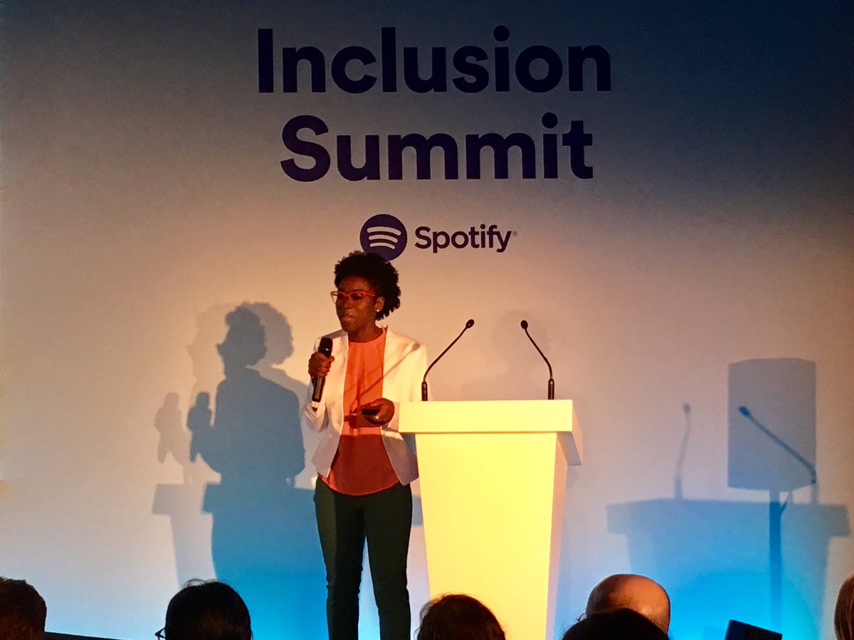 How I'm fighting bias in algorithms w/ awesome @joybuolamwini #InclusionAtSpotify