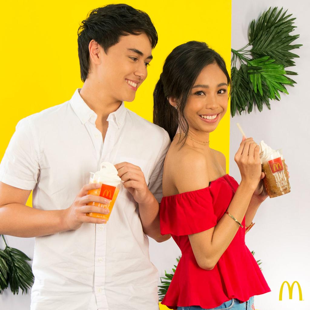 McDo_PH's tweet photo. Love namin kayo! ❤️ Welcome to the McDonald’s family, Maymay and Edward! https://t.co/mMM3HMYebn